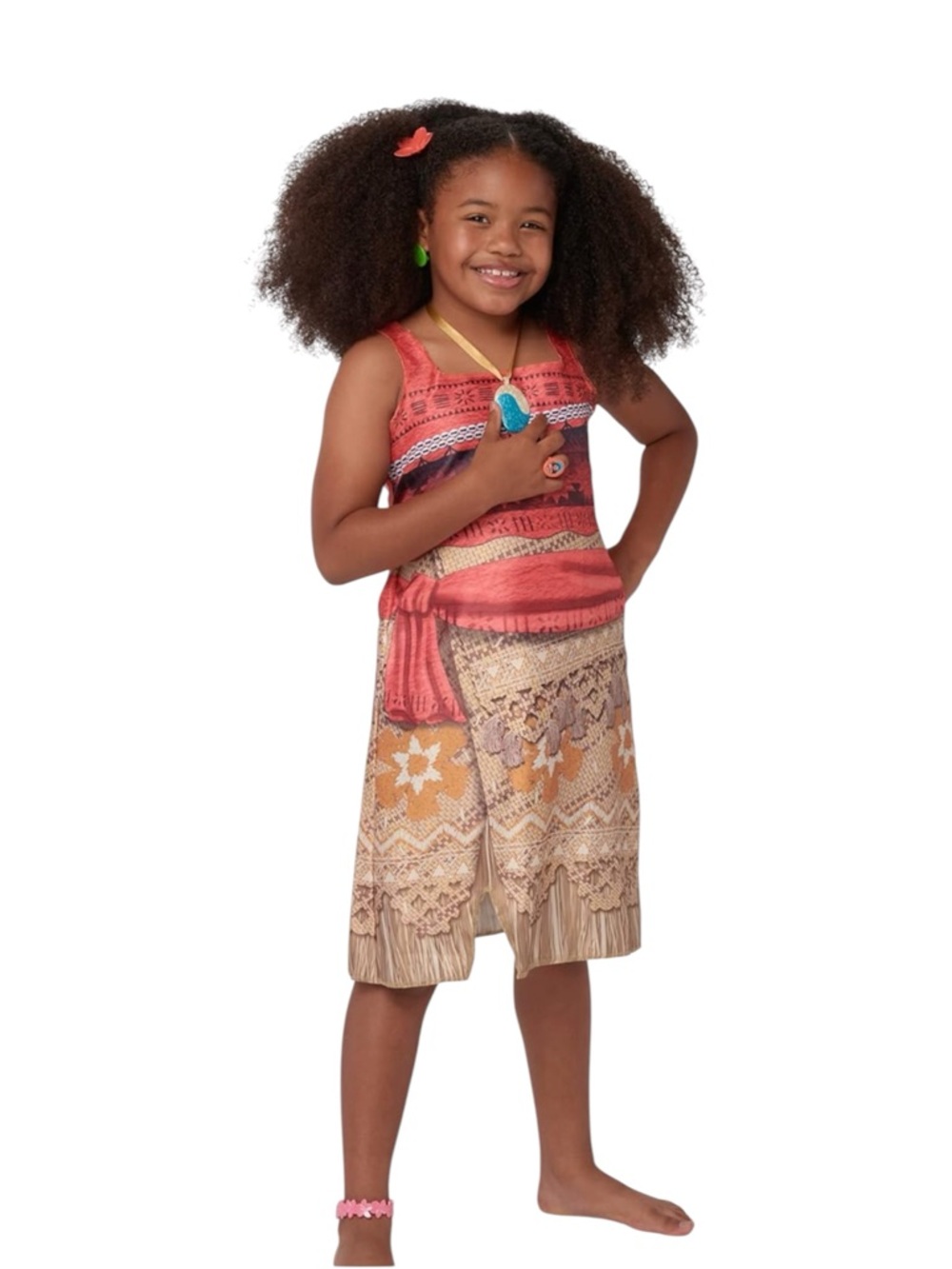 Disney Moana Deluxe Adventure Costume for Girls size 4-6
